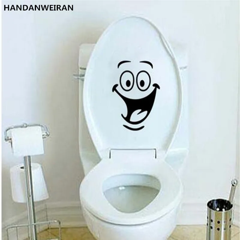 

New foreign trade wall stickers children's room bathroom cabinets stickers toilet stickers