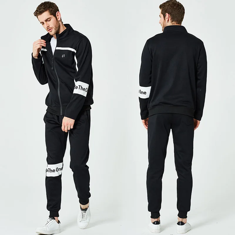 Брендовая мужская толстовка на молнии комплект из двух предметов Chandal Hombre