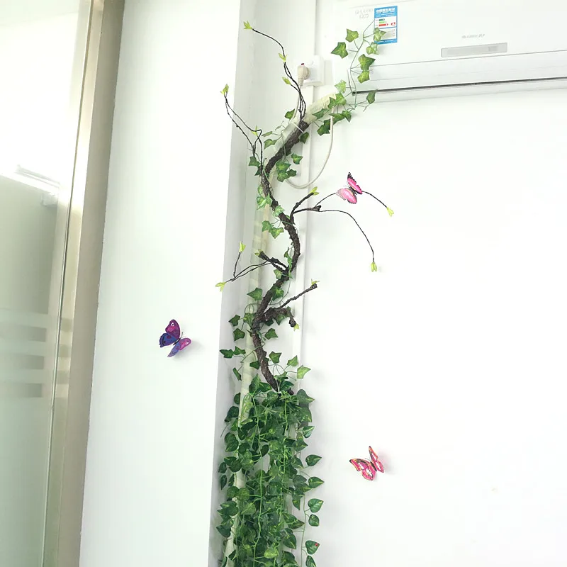 Flone Real Touch Fake Tree Branches Rattan Artificial Flower Vine For Home Hotel Wedding DIY Deco (1)