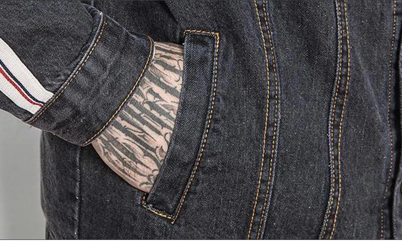 Denim Jacket Men 5Xl Hip Hop     (17)