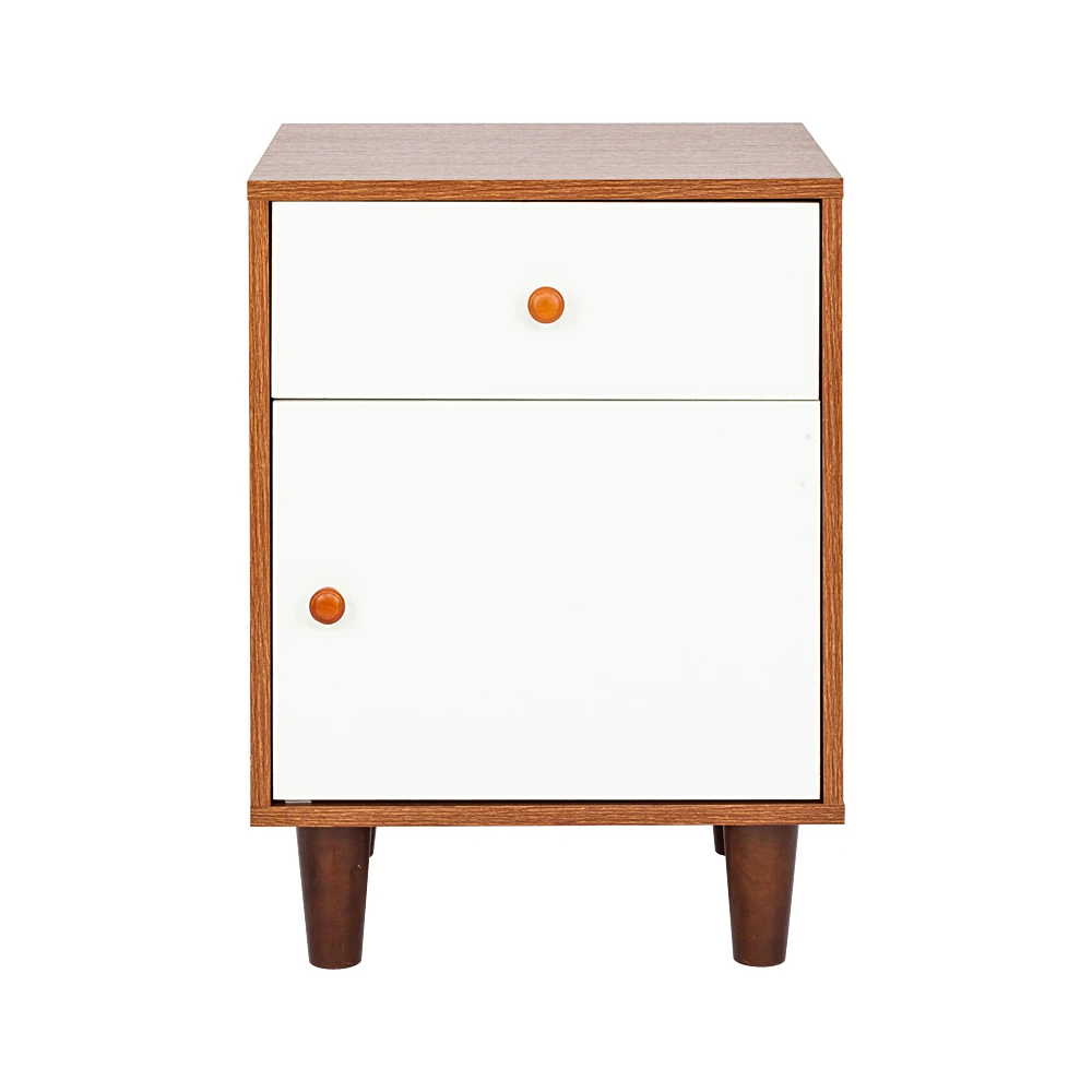 Density Board Night Stands with Drawer White Table Bedside Shelf Drawer Bedroom Furniture Storage for Living Room (14)