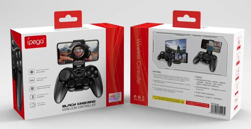 IPega PG-9128 Беспроводной геймпад Bluetooth игровой контроллер для iOS Android PC джойстик Joycon контроллер с держателем для геймера
