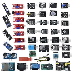 Для arduino 45 в 1 сенсорные модули Starter Kit лучше, чем 37in1 Сенсор комплект 37 в 1 Сенсор Комплект UNO R3 MEGA2560