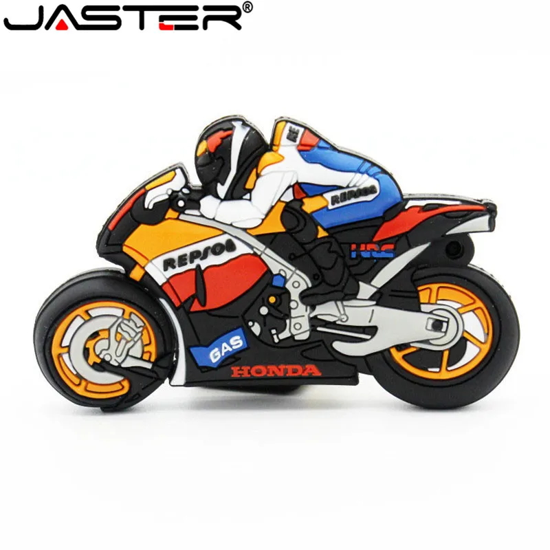 JASTER moto rcycle U дисковый флеш-накопитель брелок Подарочный флеш-накопитель 8 ГБ 16 ГБ 32 ГБ 64 Гб мото автомобиль мультфильм usb флеш-накопитель autobike pendrive