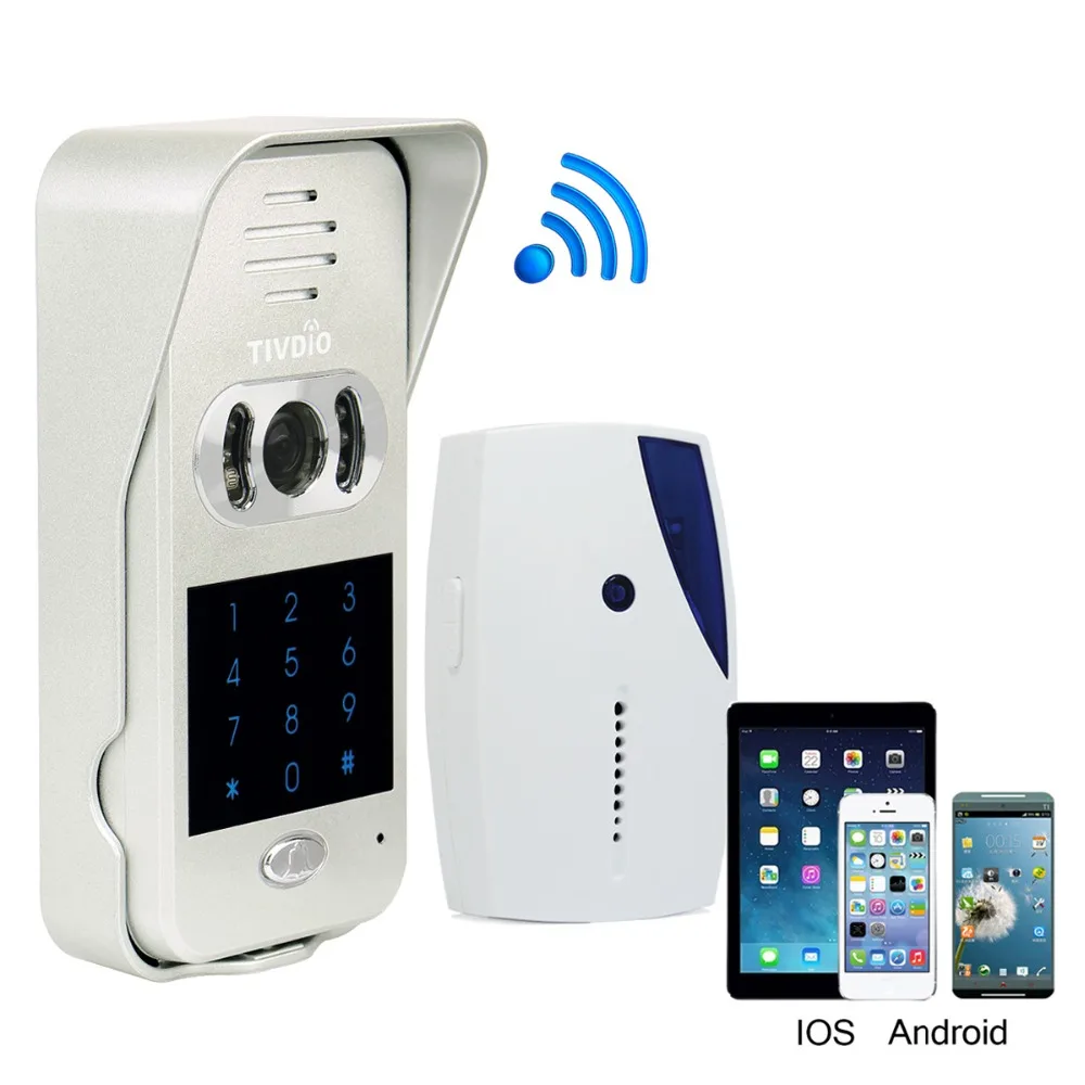 

Smart Home Doorbell Wi-Fi Enabled Video Doorbell Video Door Phone Wireless Intercom IR Vision Night F9502D