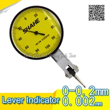 Шахе 0-0.2 мм 0.002 мм рычаг циферблат Тесты индикатор точности циферблат индикатор 0.002 мм Циферблат Тесты индикатор