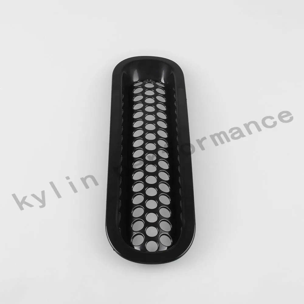 Kylin 7 шт. черная АБС Автомобильная сетка Передняя гоночная решетка Накладка для Jeep