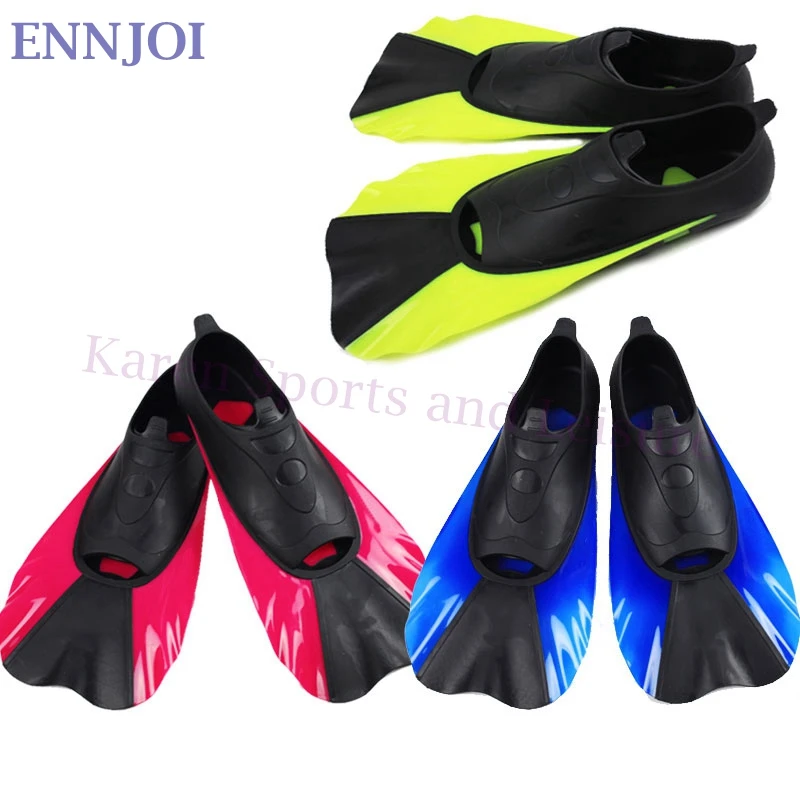 Buy Adult Flexible Swimming Fins Short Swimming Snorkeling Foot Professional