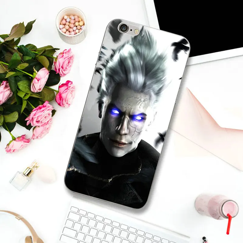 Dmc Devil May Dante Мягкий ТПУ силиконовый чехол для мобильного телефона iPhone 8 7 6 6S Plus X XR XS Max 10 5 5S SE 5C 4 4S чехол