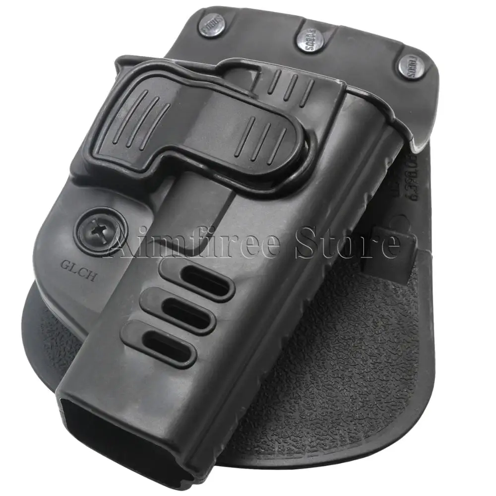 

Right Hand Holster Belt Loop Paddle CH Rapid Release System Holster Fits Gun Glock 17 19 22 23 31 32 34 35