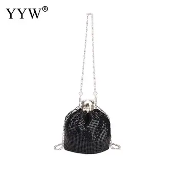 

Mini Crossbody Bag For Women Luxury Handbags Mini Designer Silver Black Luxry Day Clutch Bags With Chain Bolsa Feminina
