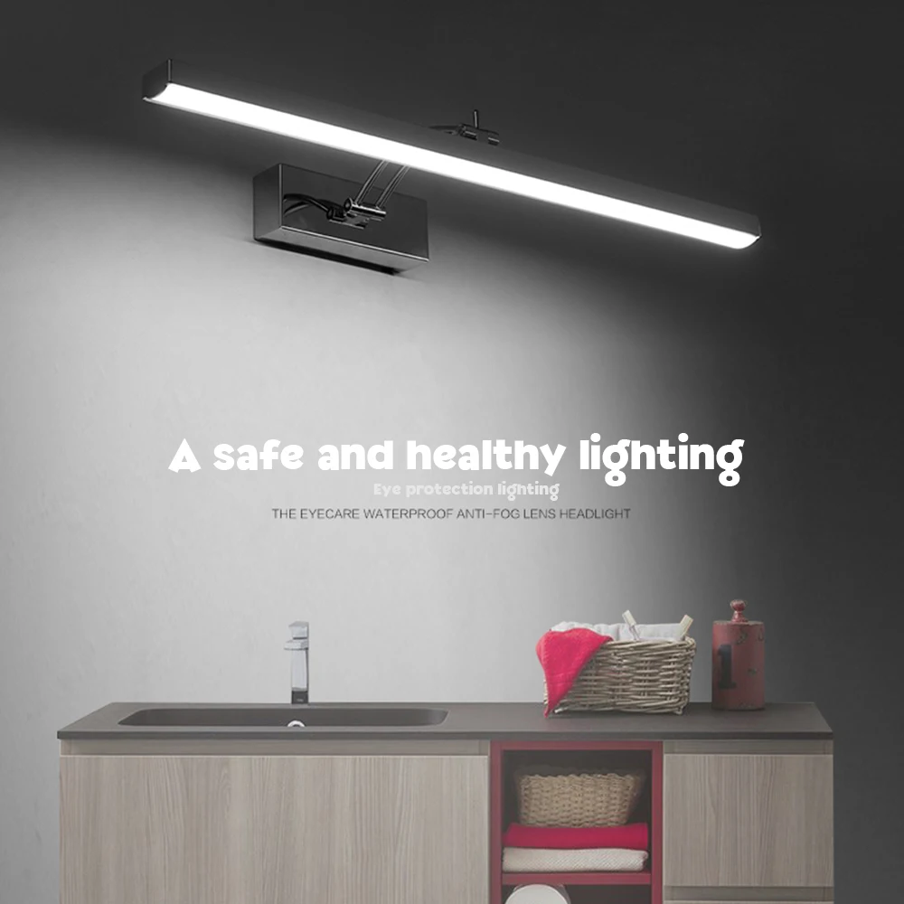 الحمام وحدة إضاءة LED جداريّة مصابيح المرآة البالونية أضواء الحمام الجدار الشمعدان washroon الجدار مصباح تركيبات IC سائق 110/220 V