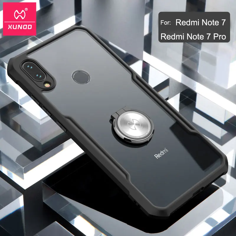 XUNDD Airbag Shockproof Case For Xiaomi Redmi Note 7 Cover Transparent PC TPU Bumper Back Cover for Redmi Note 7 Pro Case Coque