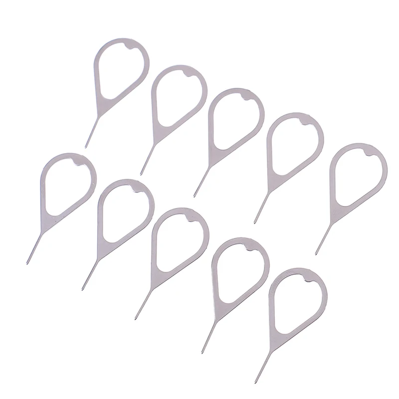 

5/10/20/50 PCS For Sim Card Tray Removal Eject Pin Key Tool Iron Needle For Phone IPad