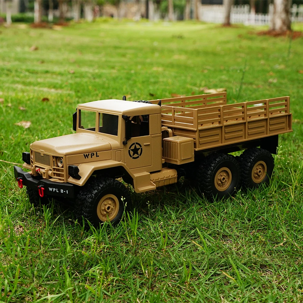 WPL 1:16 RC грузовик гусеничный автомобиль 6WD 2 4G мини внедорожный дистанционного