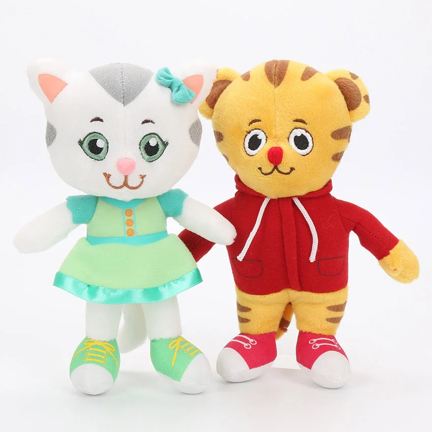 Muñeco de peluche del barrio de Daniel Tiger, muñeco de peluche suave para bebé, 20cm