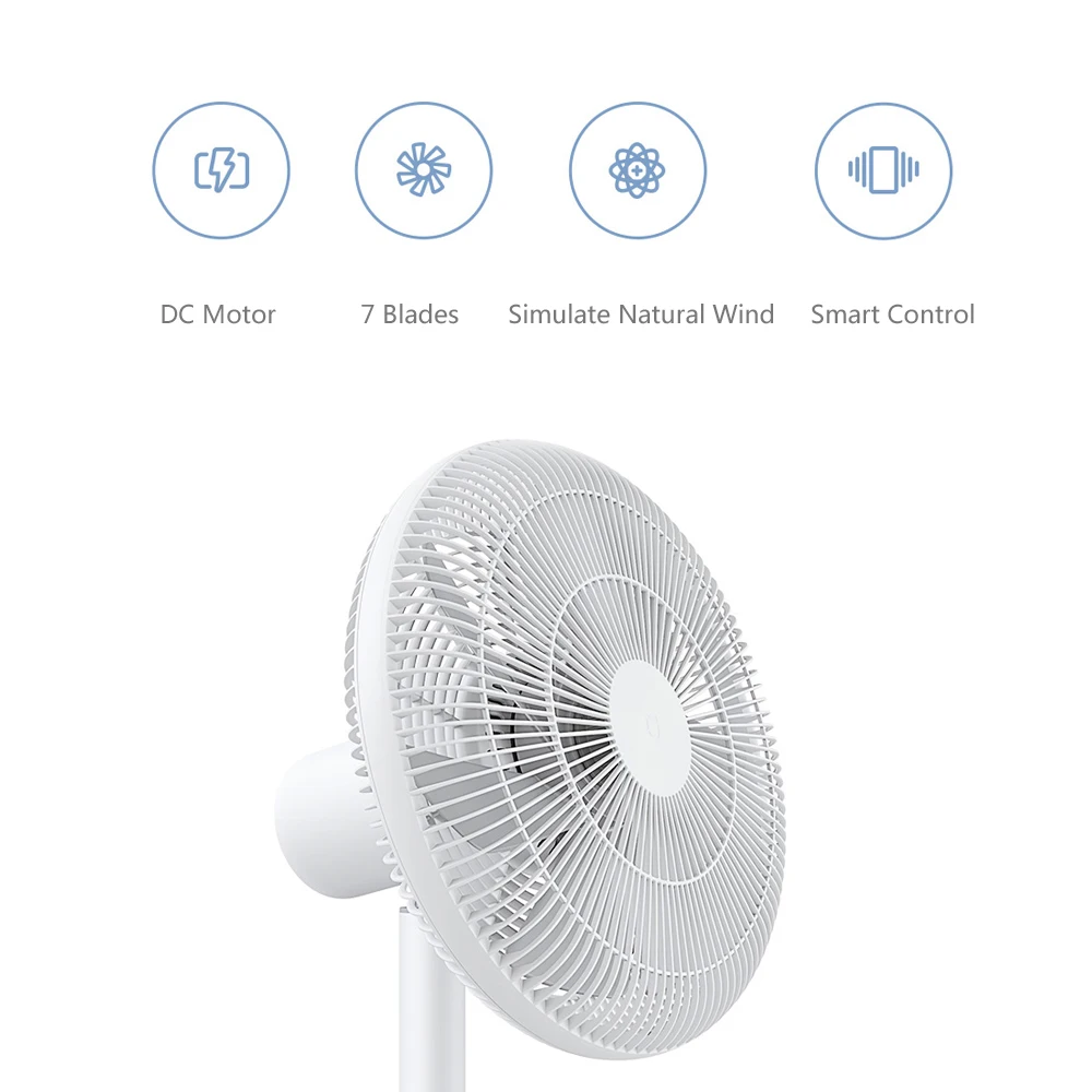  Original Xiaomi Mijia DC Frequency Standing Fan Variable Speed Inverter Saving Electricity Smart Mu