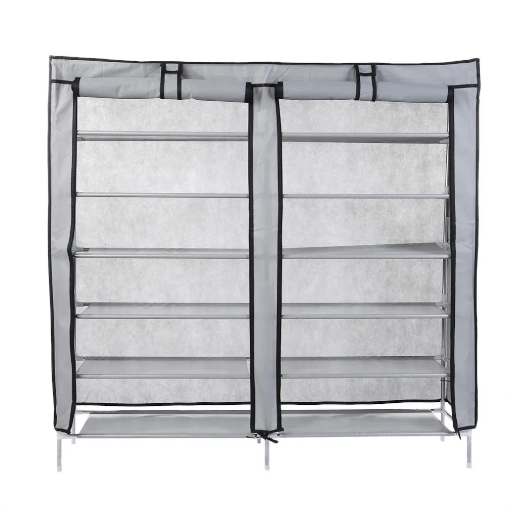 Newest Nonwoven Fabric Home Shoes Organizer Durable Shoe Rack Space Saving Storage Shelf Portable Home Accessories