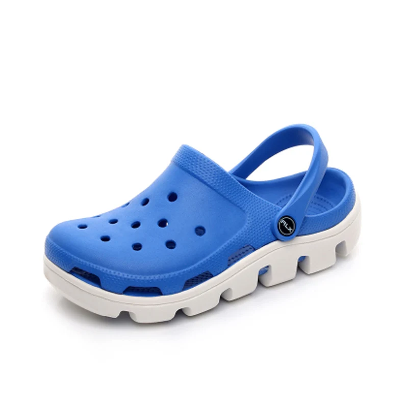 2018 г. новые детские Простые сандалии летние однотонные пляжные сандалии для мальчиков и девочек с мягкой подошвой каверны плоский каблук