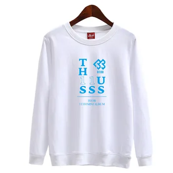 

Btob born to beat album this u same printing o neck loose hoodies kpop fans unisex pullover thin sweatshirt for spring autumn