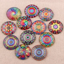 Onwear Круглый купол радужный узор фото стеклянный кабошон 12 мм 20 мм 25 мм diy flatback украшение для рукоделия ювелирных изделий