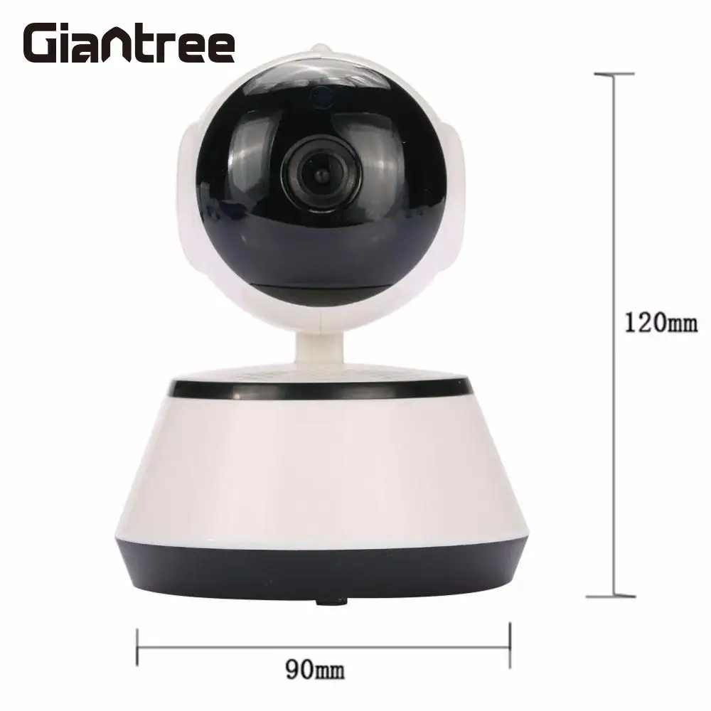 Giantree 100 миллионов пикселей HD 1080 P DVR Веб-камера с Wi-Fi подключением ip-камера вращение на 360 градусов монитор для детей домашний мониторинг безопасности UK plug