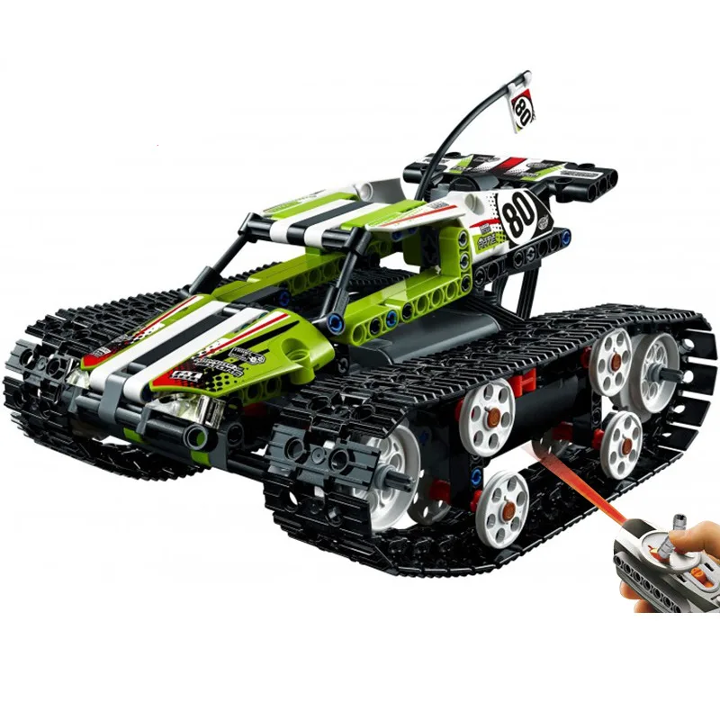 

2017 New LEPIN 20033 397Pcs Technic Radio Controlled Tracked Racer Model Building Kits Blocks Bricks Toys Gift Funny Gift