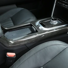 Для Land Rover Дискавери Спорт автомобиль-Стайлинг роскошный интерьер аксессуар хромированная Шестерня сдвижная панель отделка наклейка текстура темного дерева