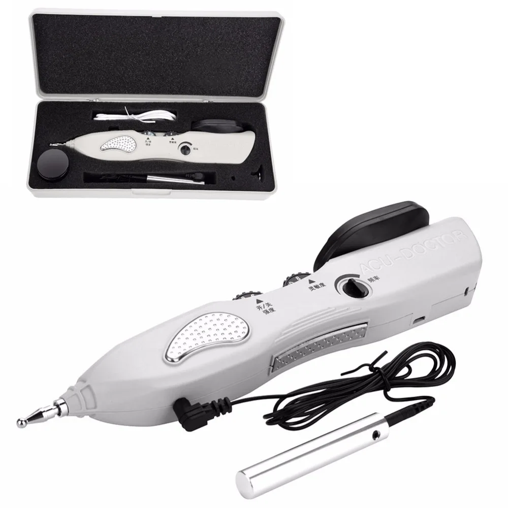 

Digital Electric Acupuncture Pulse Device Massage Pen Activate Meridian Joints Pain Relief Pointer Detector Meridian Energy Pen
