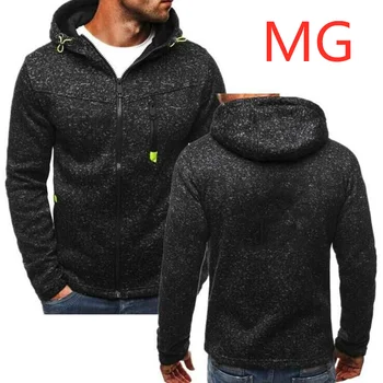 

MG Print Any Logo For Men's Top Coat Tracksuits Man Zipper Sweatshirts Men Thin Hooded Masculino Streetwear Male Regular Hoodies