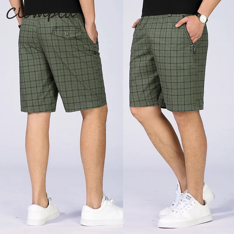 Clomplu Plaids Shorts Mannen Plus Size 5XL Kleding voor Man Fashion