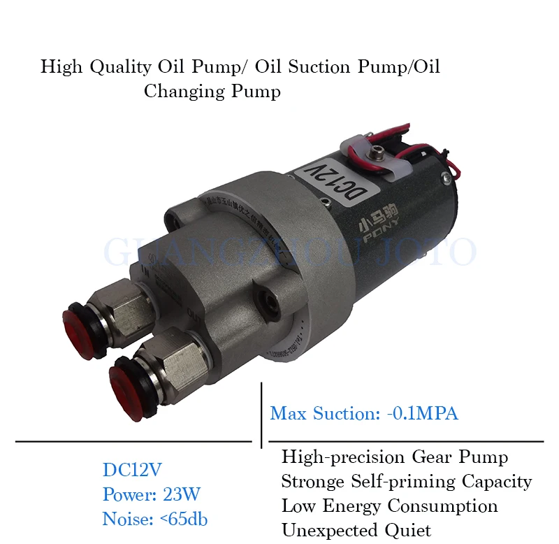 DC 12 В Электрический масляный насос 23 Вт мини мембранный насос DIY масляный всасывающий насос для транспортировки масла/смены засорения
