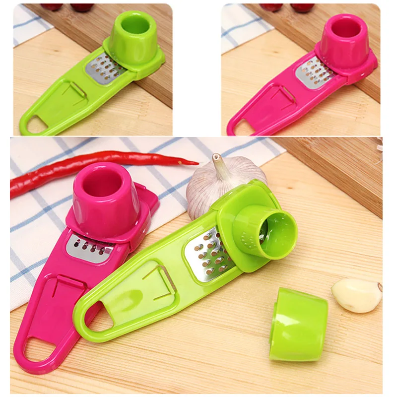 

Multifunction Utensils Kitchen Accessories Plastic Stainless Steel Grater Garlic 1 Pcs Fruit Vegetable Tools Crusher Peeler