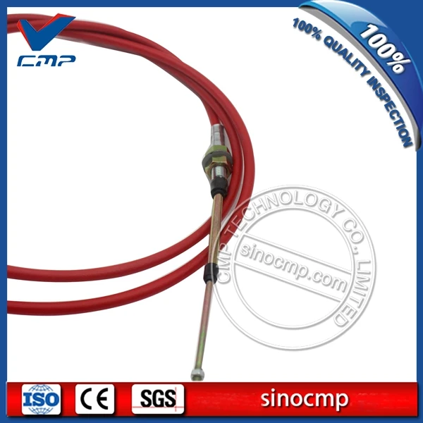 Hitachi EX90 Kobelco SK60-5 Throttle Cable for Excavator Spare Parts 105 Inches (1)