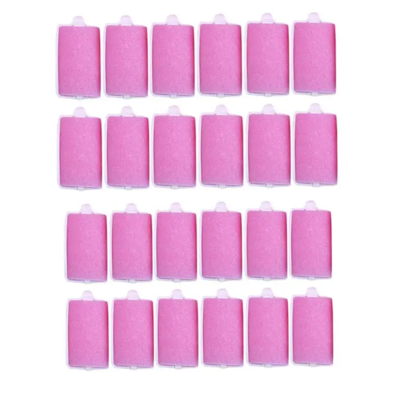 12pcs Lot Sponge Hair Styling Curler Roller Home Diy Big Wave Hair