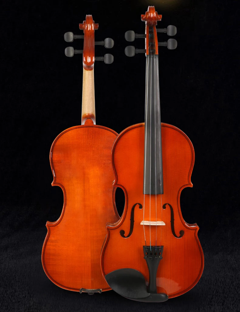 

Solid wood violin 4/4 3/4 1/2 Full Size Adult children beginners professional violino with Case Bow Rosin Stringed Instruments