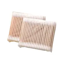5 шт в упаковке 100 шт./упак. ватный тампон с двойным концом для макияжа щеточка для чистки тампон принадлежности для макияжа ватные палочки для макияжа для очистки Применение