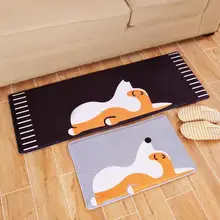 1 шт. мультяшный милый ковер для собак домашний кухонный коврик для туалета коралловый флис гостиная ковер детская спальня коврик
