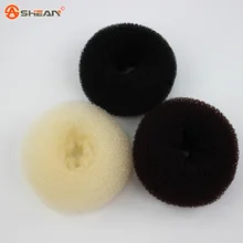 3 Colors Hair Accessories New Womens Girls Hair Donut Bun Ring Shaper Styler Maker Brown Black Beige Selectable