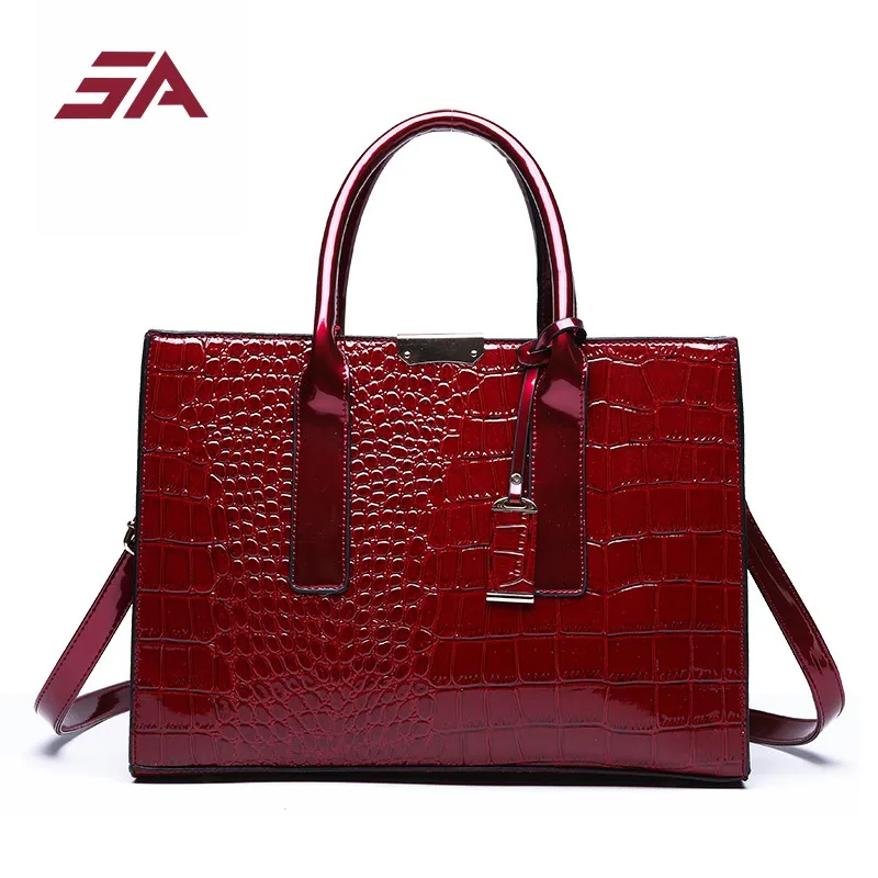 

ladies handBag Brand Women Handbag Alligator Leather Fashion Shopper Tote Bag Female Luxury Shoulder Bags Handbag Bolsa Feminina