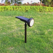 7 светодиодный красочный открытый прожекторы на солнечной батарее водонепроницаемый сад вилла грунтовый светильник для лужайки Ландшафтный для внутреннего двора