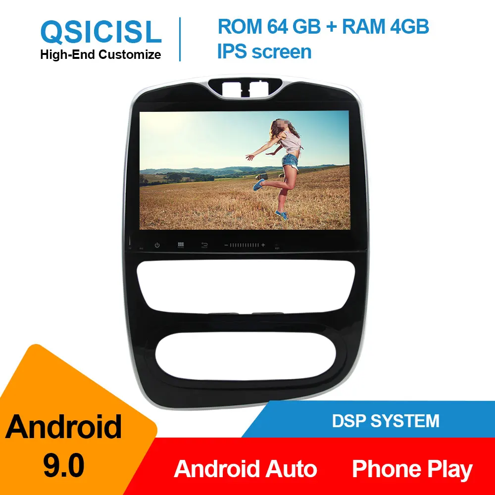 

Android 9.0 car radio multimedia player for Renault Clio 2012-2018 1 din 10.1" auto radio player car dvd gps navigation stereo