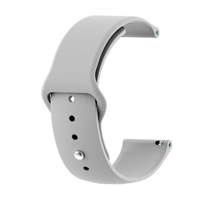 Силиконовый ремешок 22 мм для huawei Watch GT 2 Pro ремешки для samsung Galaxy Watch 46 мм Шестерня S3 сменные браслеты аксессуары# b - Цвет ремешка: gray