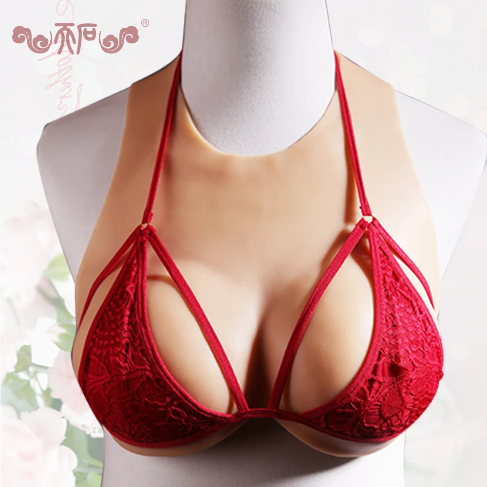 

NEW transgender crossdresser artificial silicone fake breast forms E Cup shemale Realistic crossdressing False Boobs