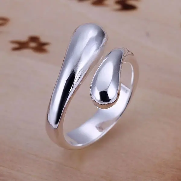 Free Shipping 925 jewelry silver plated Ring Fine Fashion Double Round Head Jewe Free Shipping 925 jewelry silver plated Ring Fine Fashion Double Round Head Jewe