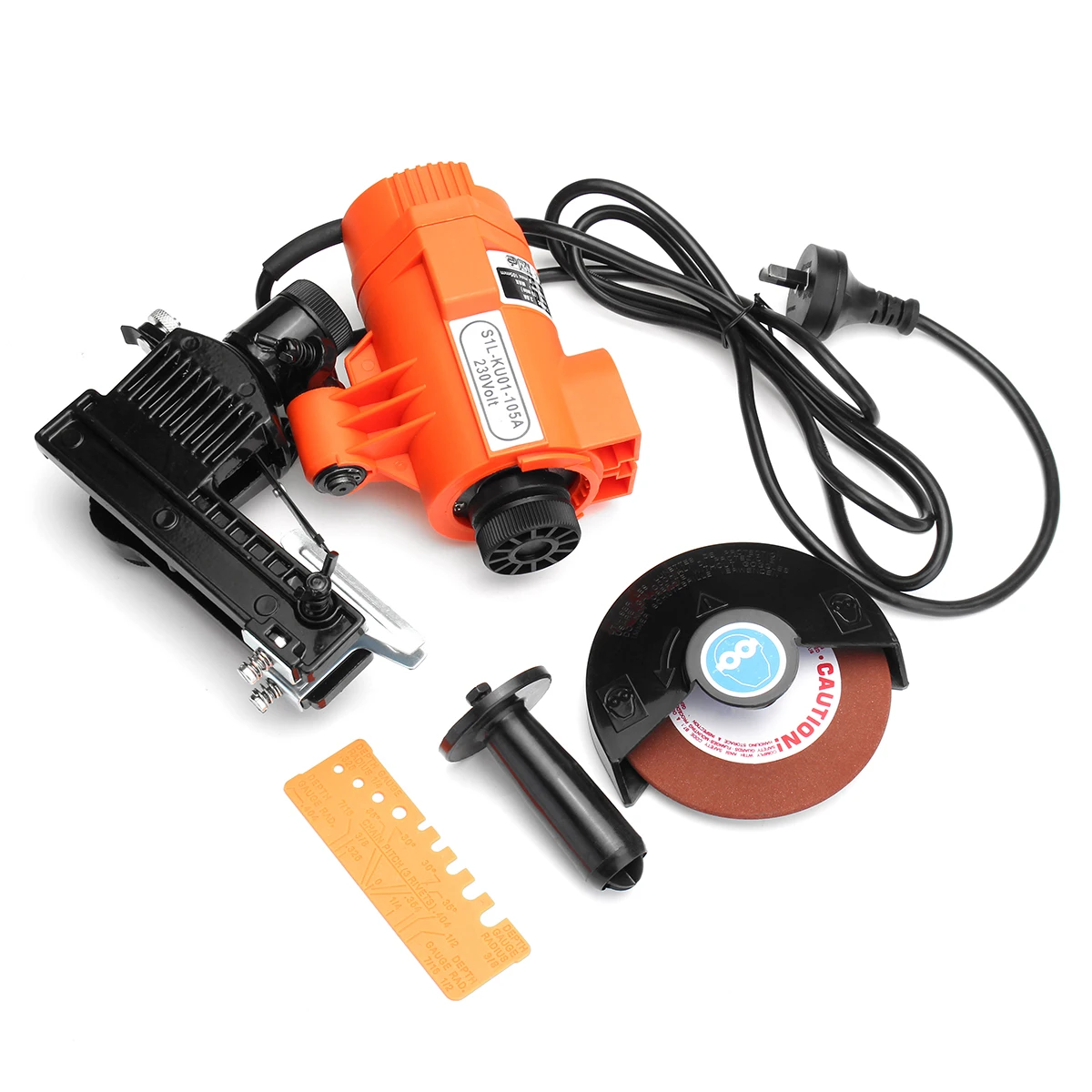 

Audew 220V 85W Chainsaw Saw Chain Professional Bench Grinder Sharpener Power Tools Angle Grinder 5000RPM Sheet Metal Tools