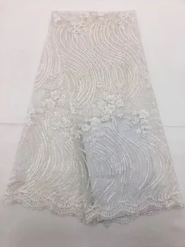 

Wholesale And Retail french net Lace In Switzerland 5yard/lot embroidered Lace Fabric SH-81703 For Sewing