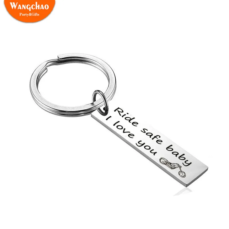 

Ride Safe Baby I love you Keychain Gift for Boyfriend Anniversary Gift Valentines Day Wedding Souvenir Stocking Stuffers