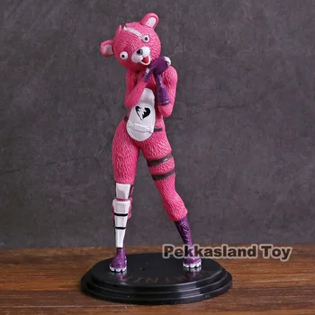 

HOT Games Pink Bear Skull Trooper Outlander Commando Ninja PVC Action Figure Collectible Model Toy