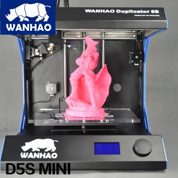High accuracy steady good quality full arylic assembled large format WANHAO duplicator 5S mini manfactured in
